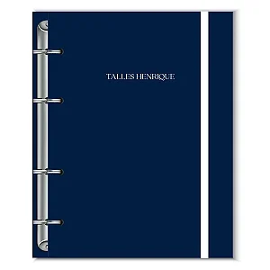 Fichário Florart Azul