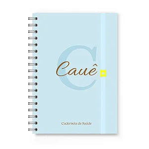 Caderneta de Vacinação Florart Alfabeto Azul Bebê