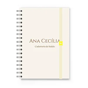 Caderneta de Vacinação Florart Bege