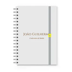 Caderneta de Vacinação Florart Cinza