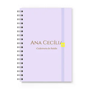 Caderneta de Vacinação Florart Lilás