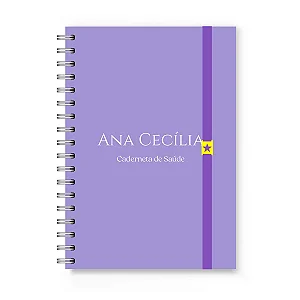 Caderneta de Vacinação Florart Roxa