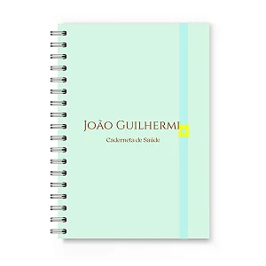 Caderneta de Vacinação Florart Verde Água