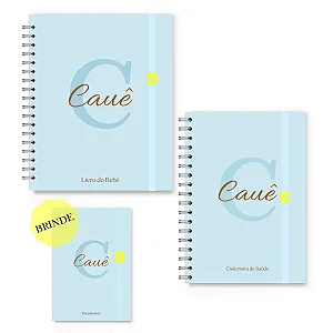 Kit Maternidade Florart Alfabeto Azul Bebê