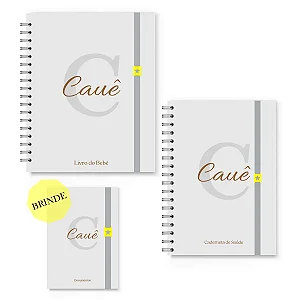 Kit Maternidade Florart Alfabeto Cinza