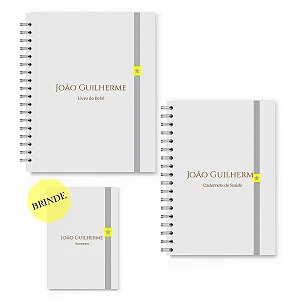 Kit Maternidade Florart Cinza