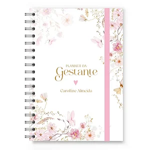 Planner da Gestante Florart Floral