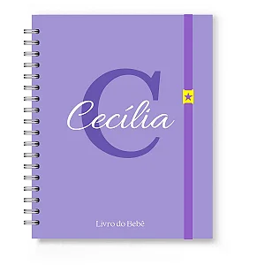 Livro do Bebê Florart Alfabeto Roxo