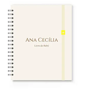 Livro do Bebê Florart Bege