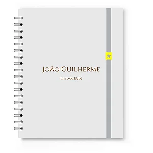 Livro do Bebê Florart Cinza