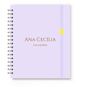 Livro do Bebê Florart Lilás
