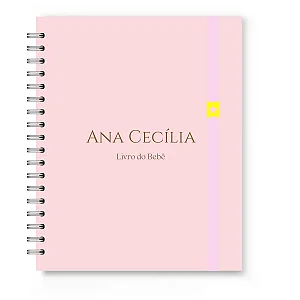 Livro do Bebê Florart Rosa