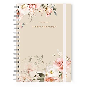Planner 2027 Florart Coleção Floral