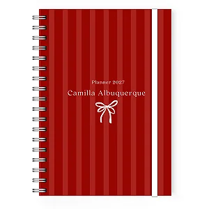 Planner 2027 Florart Coleção Listrados