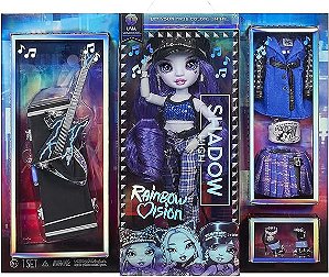 Boneca Rainbow High Vision High | Uma Vanhoose - Azul Neon
