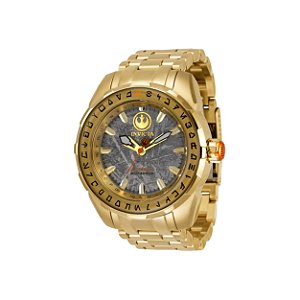Relógio Masculino Invicta Star Wars 34853 Dourado 50mm Edição Limitada