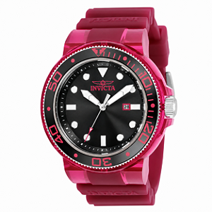 Relógio Masculino Invicta Pro Diver 32329 Vinho Transparente 51,5mm