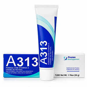 Pomada Francesa A313 Creme de Retinol com Vitamina A 50g | Anti-envelhecimento