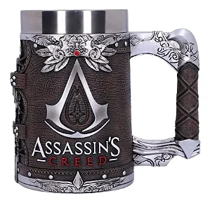 Caneca Tankard Assassin’s Creed Irmandade 15,5cm Nemesis Now Oficial