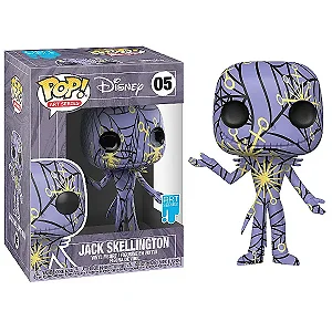 Funko Pop! Art Series Disney Jack Skellington #05 com Pop! Protector