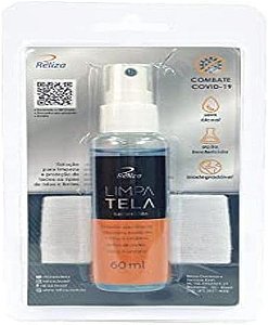 Produto Limpa Telas, Reliza, Spray, 60 ml