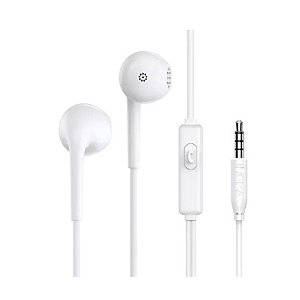 Fone Simples Com Fio P2 1Hora Branco