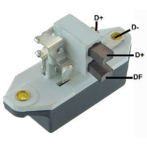 Regulador De Voltagem Passat Gol Monza Uno Fiat Ga027 Gauss