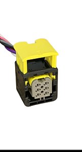 Chicote Plug Conector Pisca Dianteiro Seta Scania S5 6 Vias