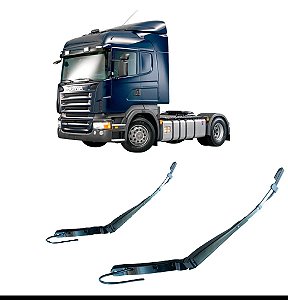 Par Braço Limpador Parabrisa Compatível Com Scania S4 124 S5