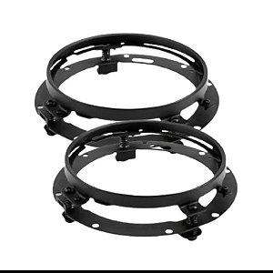 Par Suporte Farol Led 7 Polegadas Angel Eyas Universal