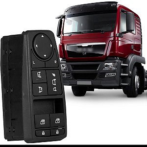 Comando Vidro Elétrico Caminhão Man TGX Completo LE