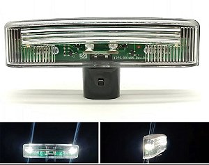 Lanterna Led De Placa Central Guerra E Randon Braslux 100mm