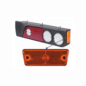 Lanterna Lateral Led Caminhão Librelato Traseira Braslux
