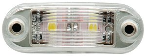 Lanterna Led Luz Placa Degrau Teto Onibus - 12v / 24v - Cristal