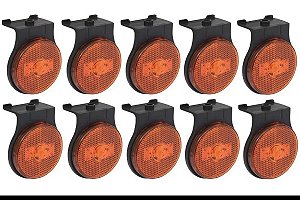 Kit Com 10 Lanternas Lateral Randon Original Braslux - 8064