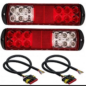 Kit De Lanterna Traseira Led Carretinha Jet Sky Canoinha 12v