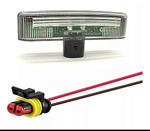 Lanterna Led Placa Central Guerra Randon Braslux + Chicote