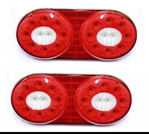 Par Lanterna Traseira Led Style Lll Randon 12v / 24v Braslux