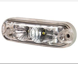 Lanterna Delimitadora Cristal 8,5cm Led Bivolt Fio Braslux