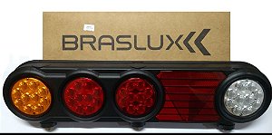 Conjunto Lanterna Caixa Trailer Led 24v L.E- Braslux