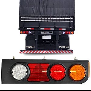 Lanterna Carretas Librelato LED Braslux Traseira 24 Volts 2013 em Diante Lado Direito