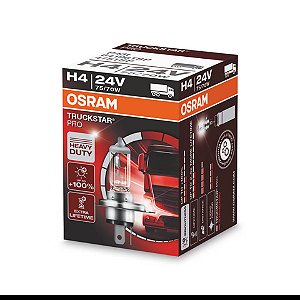 Lâmpada Osram H4 24v 75w Truckstar Pro