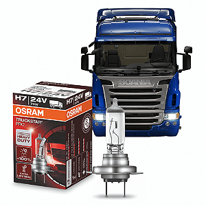 Lâmpada H7 24v 70W Truckstar Original Osram Unidade