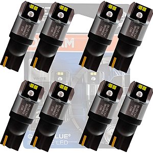 Kit C/ 4 Par Lampadas T10 W5w 6000k Pingo Led Osram White