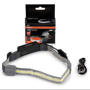 Farol Lanterna Cabeça Led Recarregável Sensor Movimento