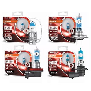 KIT LÂMPADAS OSRAM NIGHT BREAKER LASER 150% H11+ H3+ H7+ HB3