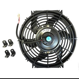 Eletroventilador Universal 24 Volts 10 Polegadas 10 Pas Retas