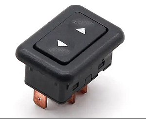 Botão Simples Vidro Elétrico Escort 87 88 89 90 91 92 Gl Xr3