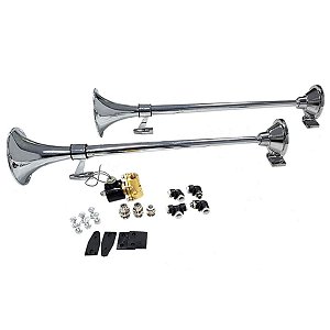 Kit Buzina Maritima 74cm Completo 24v Válvula + Conexões