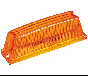 Lente Lanterna Delimitadora Universal Amarela Topo Furgão Caminhão